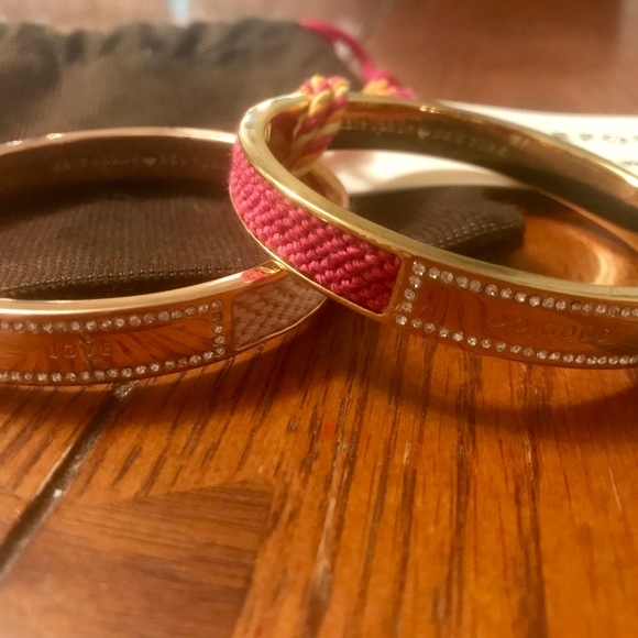 Kate Spade On Purpose Bangle Bracelet Set - Picture 2 of 3